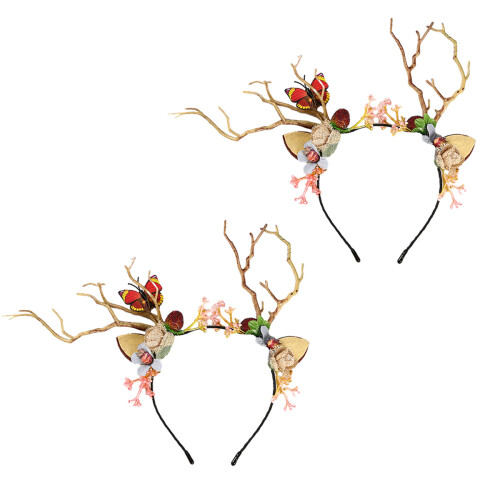 Reindeer Antler Headbands for Holiday Parties