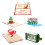 3D Christmas Cards Creative Tree Design 1 Pack 1
