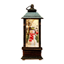Lighted Snow Globe Christmas Lantern Battery Operated