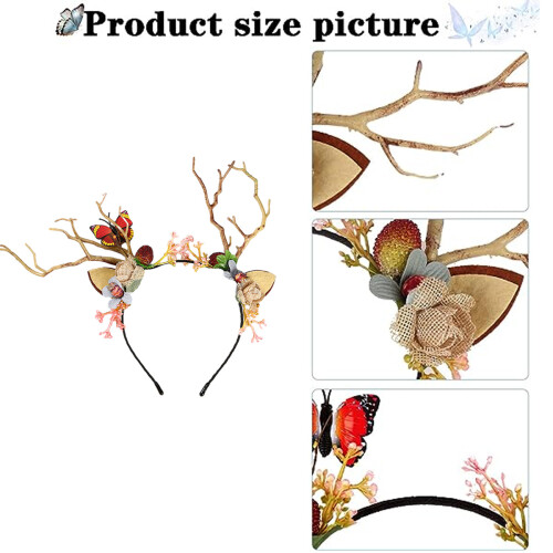 Reindeer Antler Headbands for Holiday Parties 2
