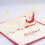 3D Christmas Cards Creative Tree Design 1 Pack 3