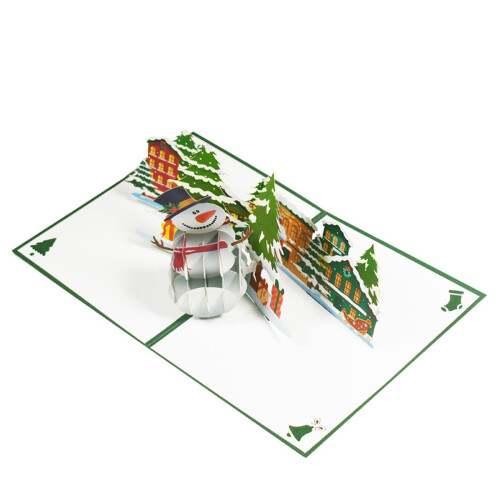 Christmas Pop Up Card 3D Handmade 2