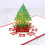 3D Christmas Cards Creative Tree Design 1 Pack 4