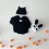 Newborn Boy Halloween Ghost Costume Bodysuit with Hat 5