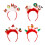 Christmas Bottle Set Decor Mini Hat Scarf Covers 6 pcs 1