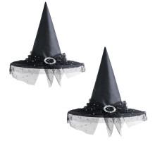Halloween Witch Hat Headwear Oxford Cloth 2 pcs