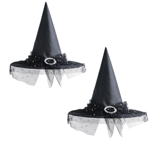 Halloween Witch Hat Headwear Oxford Cloth 2 pcs