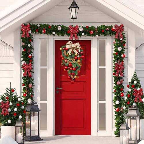 Christmas Wreath Artificial Door Wreath 1