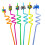 Cartoon Plastic Straws for Kids Party Use 1