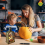 Halloween Lantern Portable Orange LED Candle Decor 3
