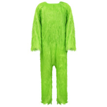 Grinch Costume with Green Fur Mask