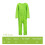Grinch Costume with Green Fur Mask 5