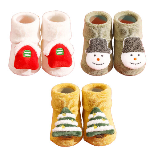 Embroidered Knitted Christmas Stocking Holiday Decor