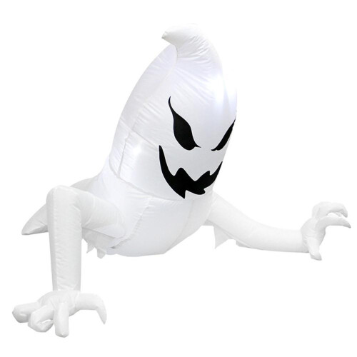 Inflatable Crawling Ghost with LED Lights Halloween Decor 1