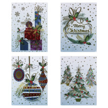Christmas Music Card Pattern Greeting Card 3D