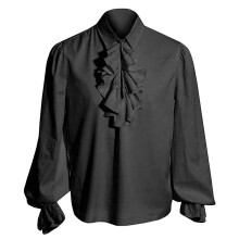 Men's Pirate Ruffle Shirt Victorian Steampunk Gothic