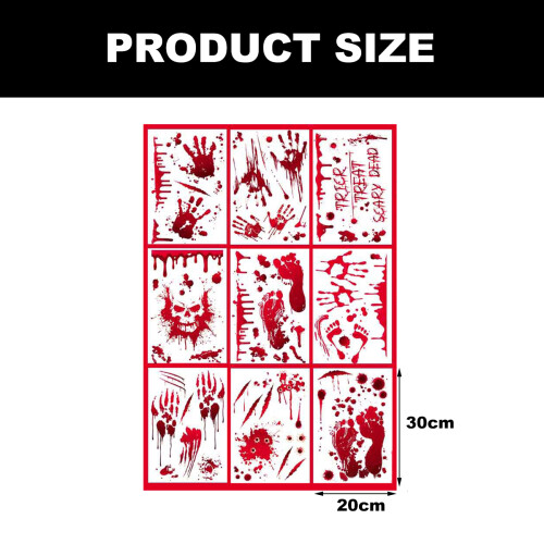 Halloween Window Stickers Decorations Set 1