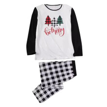 Family Matching Pajama Sets Christmas Tree Pattern 4-Piece