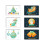 Christmas Greeting Card Set with Envelopes and Stickers 24 1