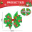 Christmas Hair Clip Snowflake Tree Bow 2