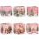 Pink Christmas Paper Gift Boxes Santa Theme 1