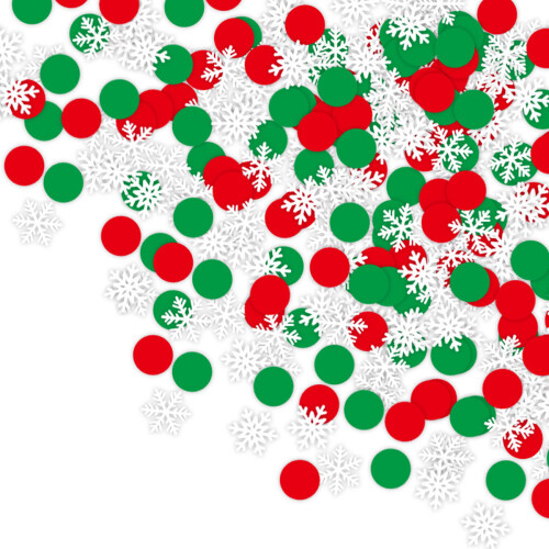 Christmas Snowflake Confetti Decorative Glitter Supplies