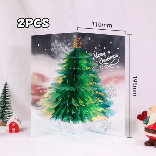 Christmas Tree 3D Pop-Up Card 1