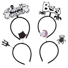 Halloween Headbands Ghost Witch 4 pcs