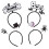 Halloween Headbands Ghost Witch 4 Pcs 1