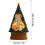 Christmas Snow Globe Holiday Ornament with Lights 2