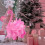 Flamingo Christmas Tree Topper Artificial Feathers 2