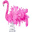 Flamingo Christmas Tree Topper Artificial Feathers 1