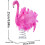 Flamingo Christmas Tree Topper Artificial Feathers 5