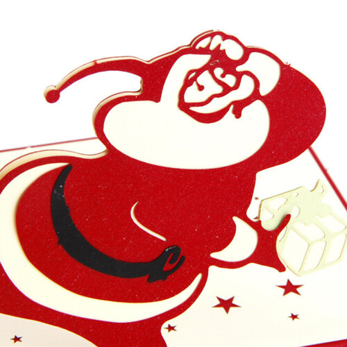 3D Christmas Card with Tree Design for Student Events 2