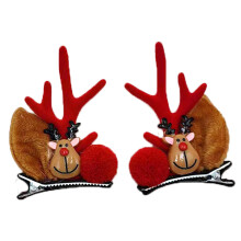 Christmas Hairpin Tree Branches Reindeer Antlers