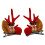 Christmas Hairpin Tree Branches Reindeer Antlers 1