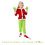 Grinch Costume with Green Fur Mask 5