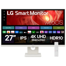 LG Smart Monitor U7 27U731SA-W | 27 inch 4K UHD IPS, White