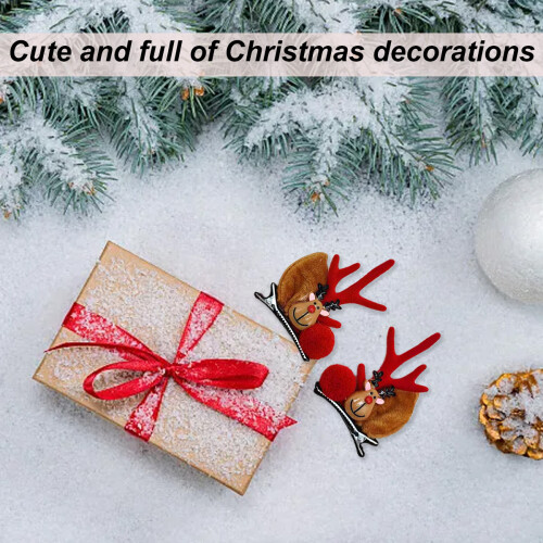Christmas Hairpin Tree Branches Reindeer Antlers 2