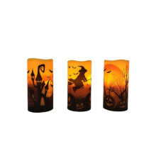 Halloween Lantern Table Decoration Set Pumpkin Crow