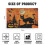 Plastic Halloween Placemats Set 4 5