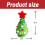 Miniature Christmas Tree Glass Ornament Home Decor 2