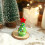 Miniature Christmas Tree Glass Ornament Home Decor 4