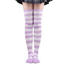 Striped Thigh Stockings for Children Halloween Christmas