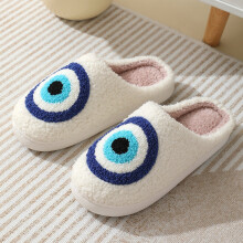 Christmas Elk Cotton Slippers Unisex Plush Indoor
