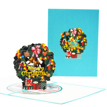 3D Pop-Up Christmas Greeting Card