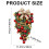 Christmas Teardrop Swag Droplet-shaped Red Berries Candy 5