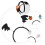Halloween Headbands Ghost Witch 4 Pieces 3