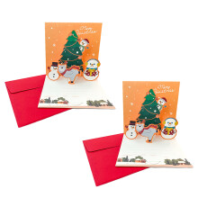 Christmas Card 3D Gratitude Greeting for Teacher