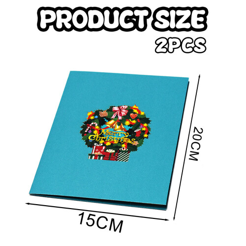 3D Pop-Up Christmas Greeting Card 1